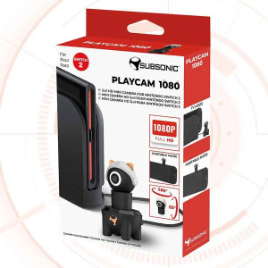 Câmara SUBSONIC Playcam Nintendo Switch 2 (Full HD - 1080p - Rosa)