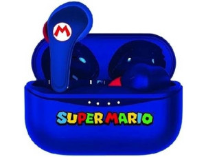 Auriculares OTL Nintendo - Super Mario (In Ear - TWS - Azul)