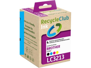 Pack 4 Tinteiros Reciclados RECYCLECLUB Colorido (Outlet Caixa Aberta - Brother L3213)