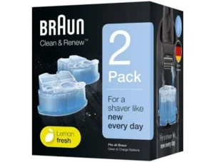 Recarga Shaver Care BRAUN  3 em 1 (2 unidades)