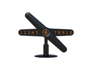 Inf Placa de estacionamento temporário para carro 3R-2167