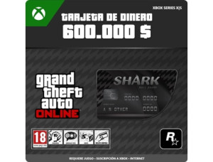 Cartão de Descarga MICROSOFT GTA Online Bull Shark Cash Card (Formato Digital)