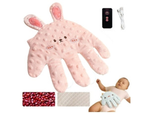 Veanxin Travesseiro Elétrico Para Dormir Com Palma Da Mão Do Bebê Luvas Anti Susto Boneco Para Dormir Adequado Para Recém Nascidos