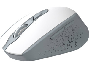 Rato MITSAI R840 (Outlet Grade A - Wireless - Regular - 1600 dpi - Branco/Cinza)