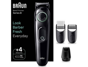 Aparador de Barba BRAUN 3 BT3421 (Outlet Caixa Aberta - Autonomia 50 min)