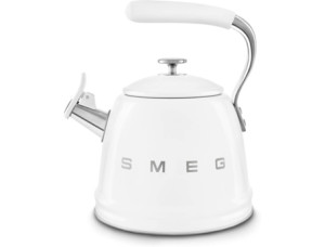 Chaleira de Aço com apito SMEG WKF01WH Branco (2,3 L)