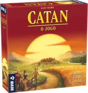 Jogo de Tabuleiro DEVIR Catan (Idade Mínima: 10 - Nível Dificuldade: Intermédio)