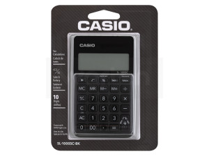 Calculadora Básica CASIO SL-1000SC-BK Preto (Outlet Caixa Aberta - 10 dígitos)