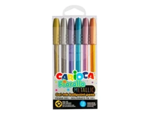 Carioca Esferografica de Gel Fiorella Metallic 6Un Blister 43363