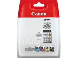Tinteiro CANON Cli-581 C/M/Y/Bk Multicor (2103C004)