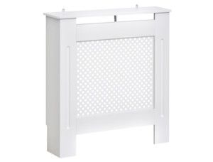 Homcom Cobertura Radiador MDF cor Blanco 78x19x82cm