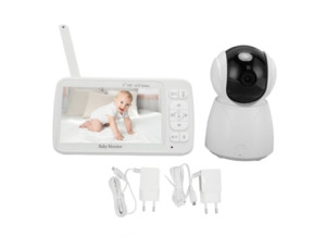 S/marca Monitor De Bebê 3x Ampliação 2 Vias Interfone Visão Noturna 1000 Pés Longo Alcance Câmera Monitor De Bebê 100 240 V Plugue Ue