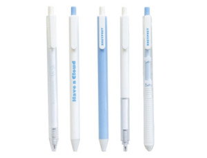 Zmdecqna Caneta de Gel Caneta de Gel de Assinatura de Estudante Estilo 2 de 0,38 Mm 0,5 Mm