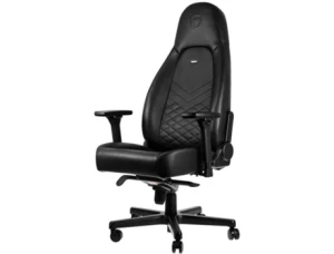 Cadeira Gaming NOBLECHAIRS Icon PU (Até 150 kg - Elevador a Gás Classe 4 - Preto)