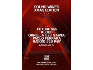 TICKETLINE Bilhete SOUND WAVES Xmas Edition Porto