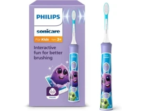 Escova de Dentes Elétrica PHILIPS Kids HX6322/12 (Roxa e azul)