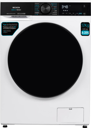 Máquina de Lavar Roupa BECKEN Boostwash BWM8816N (12 kg - 1400 rpm - Branco)