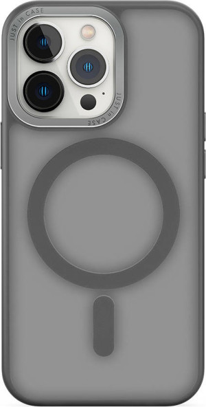 Capa JUST IN CASE  Magsafe iPhone 16  Pro  Max (Cinzento)