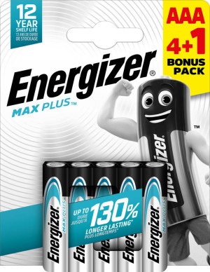 Energizer Pilha Alcalina Max Plus E92 Aaa Blister com 41 Unidades.