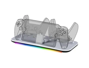 Estação de Carregamento KONIX RGB (PlayStation Portal e 2 DualSense PS5)
