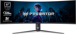 Monitor Gaming ACER Predator Z57bmiiphuzx (57'' - Curvo - 1 ms -  120 Hz - DUHD - Preto)