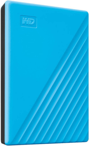Disco HDD Externo WESTERN DIGITAL My Passport Worldwide (Azul - 4 TB - USB 3.0)