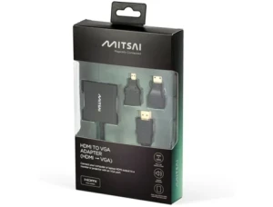 Adaptador MITSAI (Outlet Caixa Aberta - HDMI - VGA - Preto)