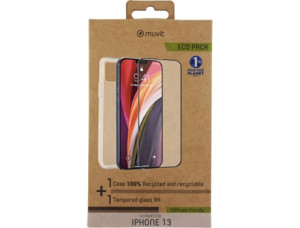 Capa e Película iPhone 13 MUVIT Transparente