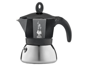 Bialetti Moka Induktion Cafeteira Italiana 1.4 L Preto Prateado (Outlet Caixa Aberta)