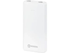 Powerbanck GOODIS (Outlet Grade B - 20.000 mAh - Micro USB + USB-C - Branco)
