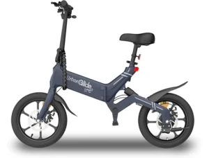 Bicicleta Elétrica Dobrável URBANGLIDE Linx 160 (Vel. Máxima: 25 km   Autonomia: até 40 km - Azul e cinzento)