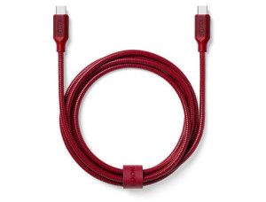 Cabo LEXON Metalico USB-C (Vermelho)