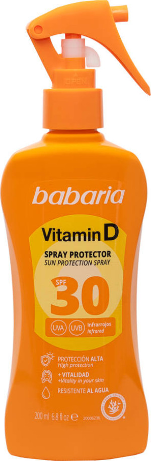 Protetor Solar BABARIA Vitamina D SPF 30 (200 ml)