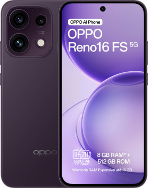 Smartphone OPPO Reno 16 FS (6.57'' - 8 GB - 512 GB - Preto Crepúsculo)