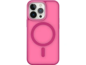 Capa JUST IN CASE  Magsafe iPhone 12/12 Pro  (Fucsia)