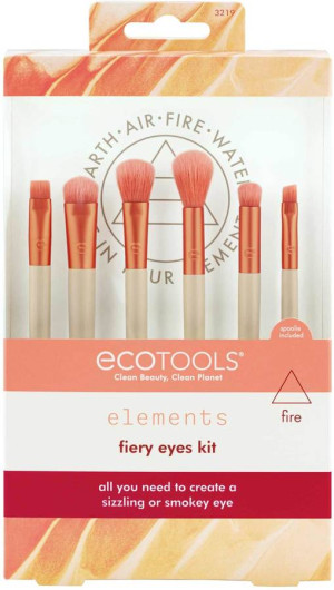 Conjunto de Pincéis de Maquilhagem ECOTOOLS Fiery Eyes Kit (5 peças)