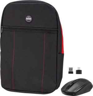 Pack Mochila + Rato PORT DESIGNS Premium (15.6'' - S/Fio)