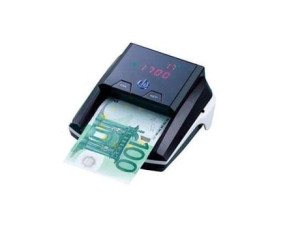 Q-Connect Detetor de Notas Falsas Carregador Elétrico Porta USB Actualização de Moedas