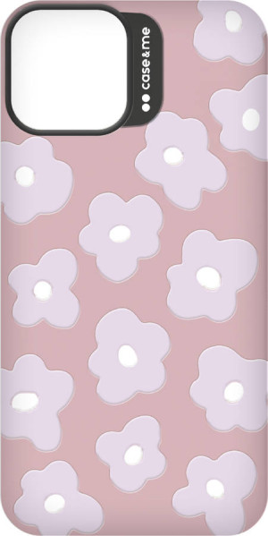 Capa SBS Flores 3D Jelly Case Me iPhone 15 (Rosa)