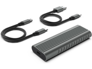 Caixa portátil EWENT para SSD M.2 NVMe/PCIe USB-C 3.2 Gen2