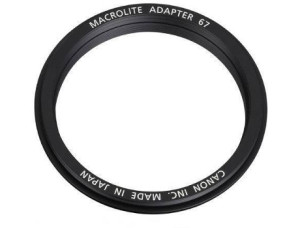 Anel Adaptador CANON Macrolite 67