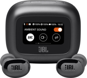 Auriculares Bluetooth True Wireless JBL LIVE BUDS 3 (In Ear - Microfone - Noise Cancelling - Preto)