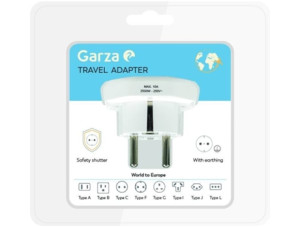 Adaptador GARZA Viagem Universal (Outlet Grade A)