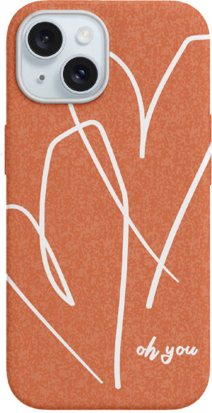 FUNNY CASES Capa SBS Hearts iPhone 12/iPhone 12Pro (Vermelho)