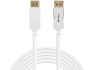 Sandberg Cabo DisplayPort 1.4 M/M de 2 metros, suporta vídeo 8K/60Hz.