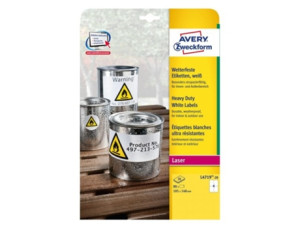 Avery Etiqueta branca Papier Folien Etiketten para impressora autoadesiva