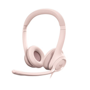 Auscultadores Com Fio LOGITECH H390 (On Ear - Microfone - Rosa)