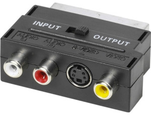 Adaptador VIVANCO S-VHS/SCAR (Preto)