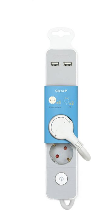 Extensão GARZA Interruptor (3 Tomadas - 1.4m)