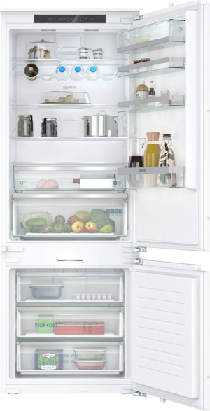 Frigorífico Combinado Encastre SIEMENS KB96NADD1 (No Frost - 193,5 cm - 381 L - Branco)